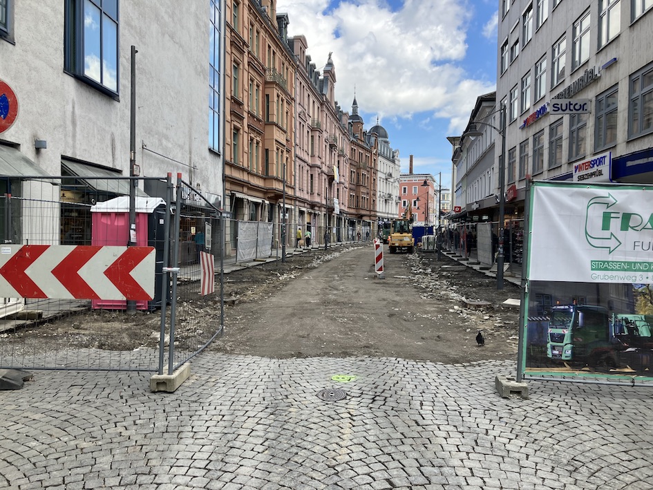 Blick in die Muenchener Straße