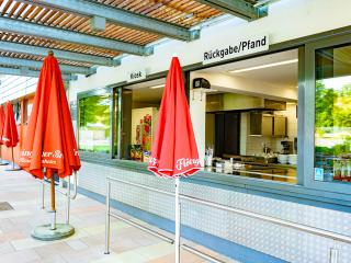 Kiosk im Rosenheimer Freibad