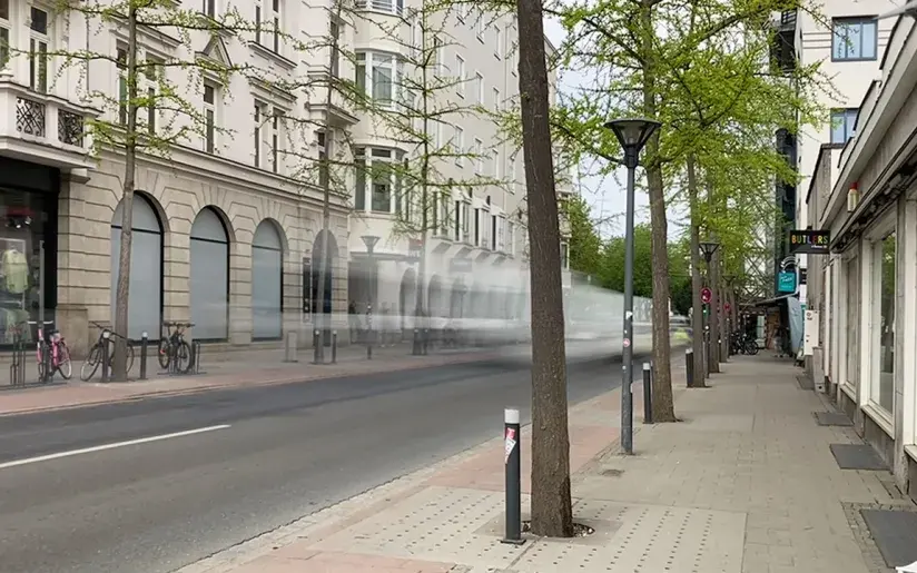 Prinzregentenstraße vor der Baustelle