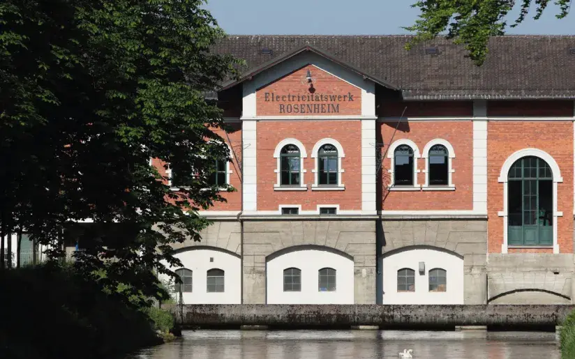Wasserkraftwerk der Stadtwerke Rosenheim