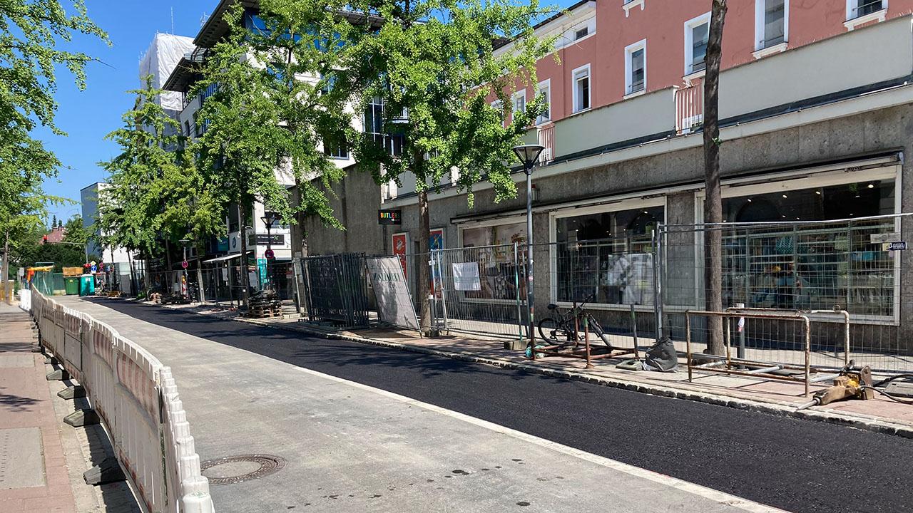 Asphaltierung Tragschicht Prinzregentenstraße