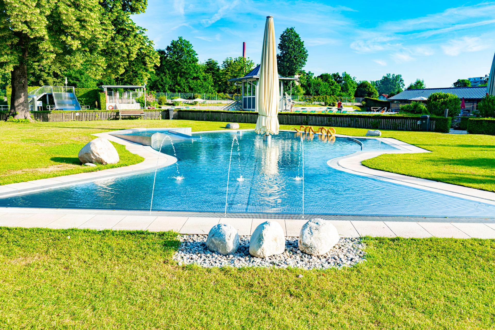 Familien- und Kinderbecken im Rosenheimer Freibad