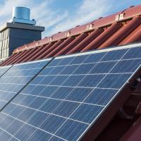 Solaranlage auf Hausdach